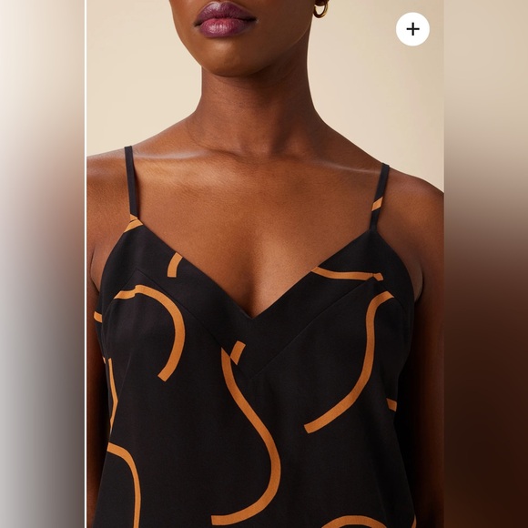 Amour Very Barlow Washable Silk Cami - Waves Carmel Color -       Size 1… - Picture 2 of 10